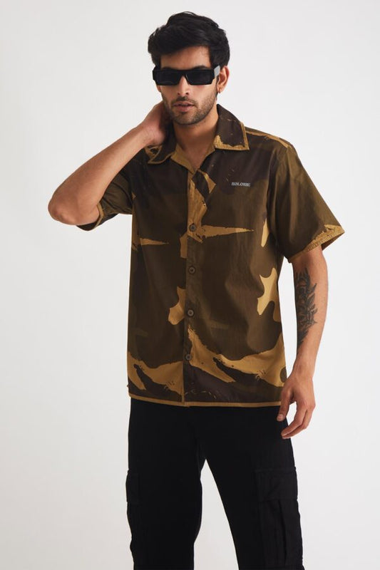 Camo Chaos Oversized Shirt